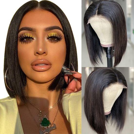 Stema 4x4 Lace Closure Straight Bob Wig